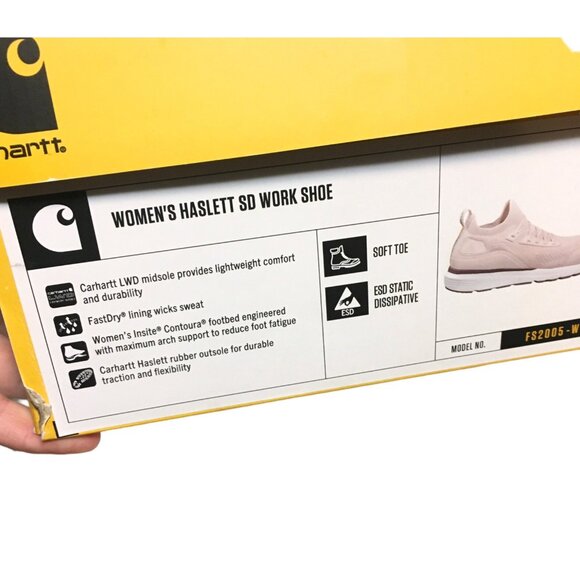 Carhartt Haslet 3 SD Soft Toe Work Shoe Women Size 10 M Pink FS2005-W - Picture 5 of 15